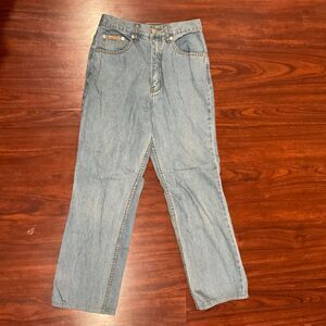 Vintage Calvin Klein Jeans High Rise Straight Leg Light Wash W25 L25